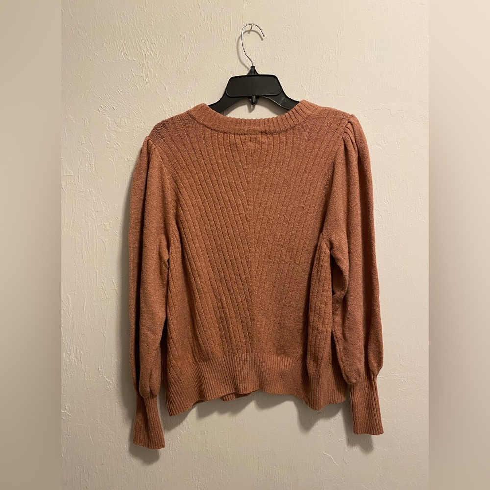 Adyson Parker Rust Orange Fall Knit Sweater Size XL - Picture 2 of 2